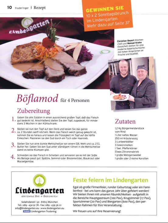 Rezept im truderinger